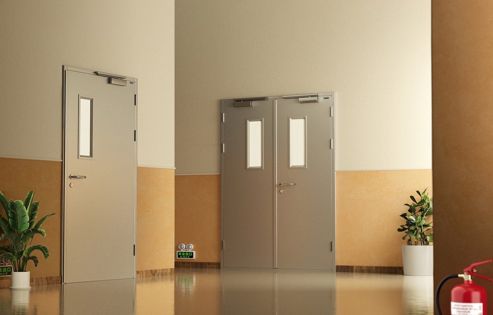 钢质防火门系统